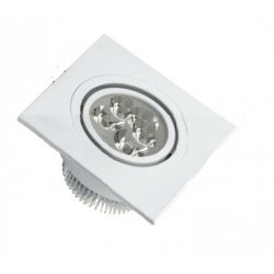 Foco Downlight Square empotrar LED 18W Blanco Frío